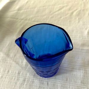 FINAL PRICE!! 4” Tall Blue Pitcher. No Further Discounts!!